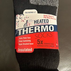 2 pair heated warmer socks